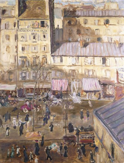 The Exterior Boulevard: Boulevard de Clichy og hjørnet af Rue de Douai, ca. 1904 (olie på lærred) af Pierre Bonnard