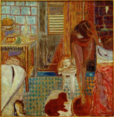Badeværelset af Pierre Bonnard