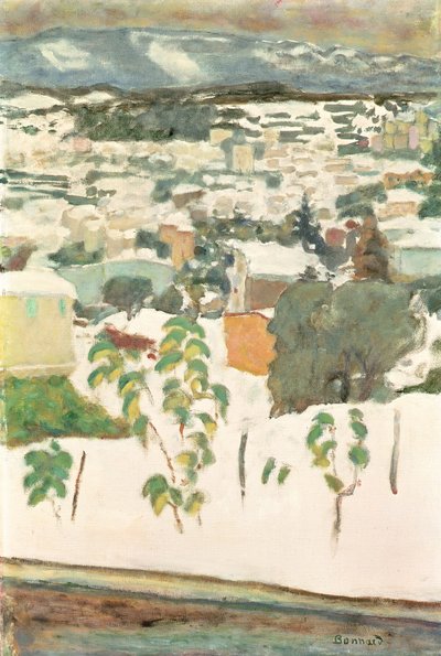 Le Cannet in the Snow, ca. 1927 (olie på lærred) af Pierre Bonnard