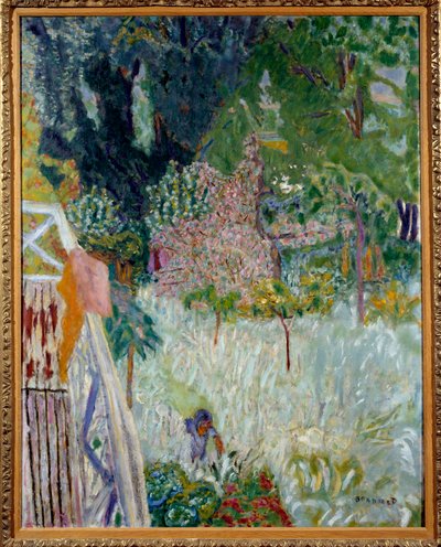 Det blomsteragtige æble eller balkon Vernonet Maleri af Pierre Bonnard (1867-1947) 1920 Dim. 1x0,8 m Brest kunstmuseum af Pierre Bonnard