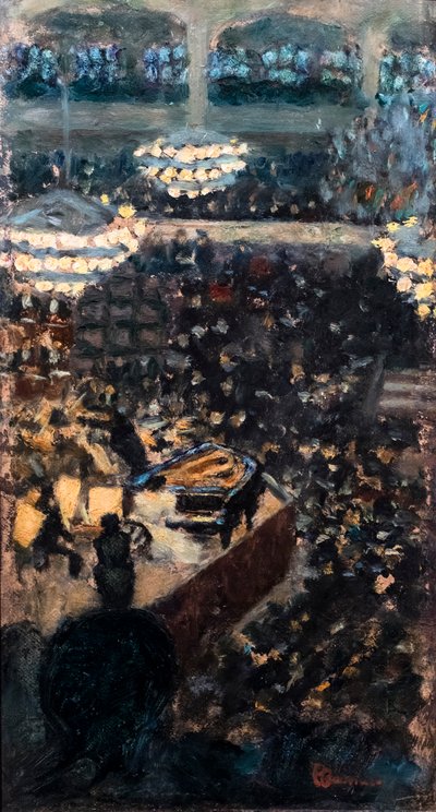 Le concert eller Le concert Lamoureux, ca. 1895 (olie på træ) af Pierre Bonnard