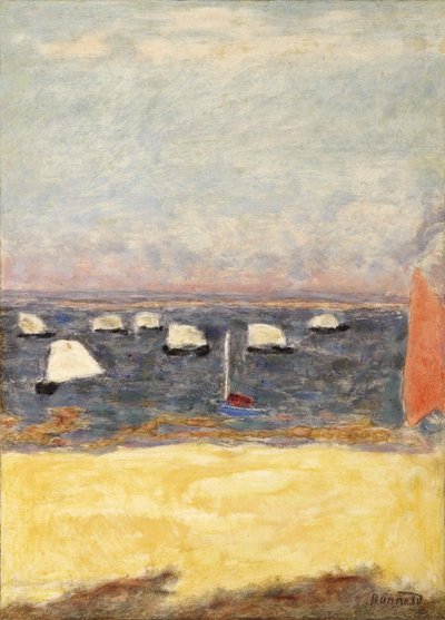 Les Voiliers, regattaer, ca 1932. af Pierre Bonnard