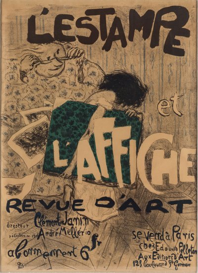 Trykket og plakaten, 1897. af Pierre Bonnard