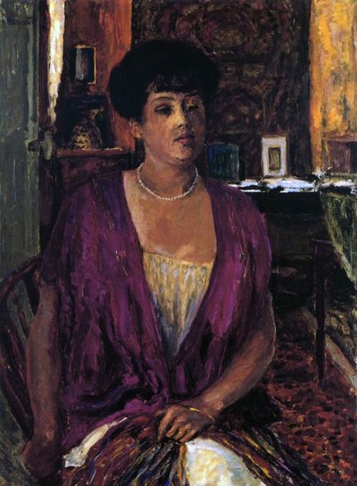 Madame Claude Anet, 1910 af Pierre Bonnard