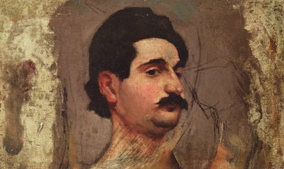 Mand med overskæg, ca. 1887-88 af Pierre Bonnard