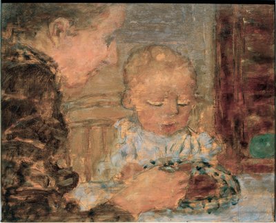 Mor og barn af Pierre Bonnard