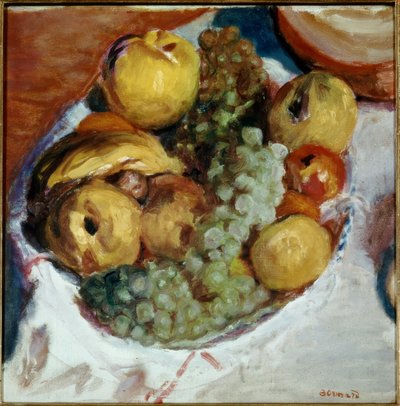 Stilleben, tre klaser vindruer af Pierre Bonnard