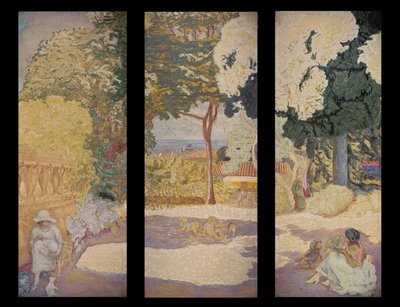 Ved Middelhavet (triptykon) af Pierre Bonnard