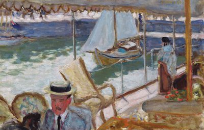 På Yacht, 1912 af Pierre Bonnard
