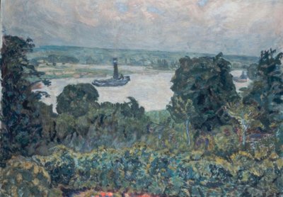Slæbebåd på Seinen af Pierre Bonnard