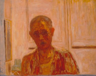Selvportræt i spejlet af Pierre Bonnard