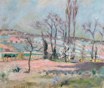 Forårslandskab af Pierre Bonnard