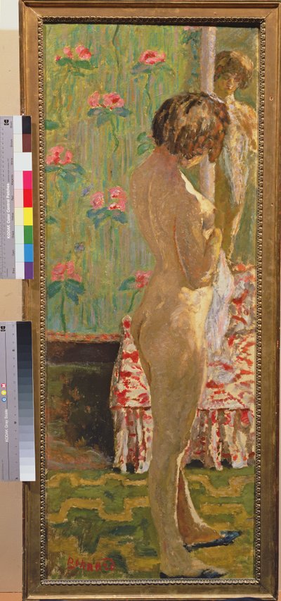 Stående nøgen kvinde af Pierre Bonnard