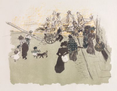 Gadehjørne af Pierre Bonnard