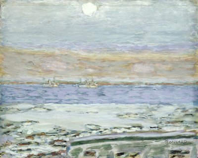 Cannes-bugten, 1930-33 (gouache & wc på papir) af Pierre Bonnard