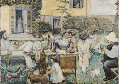 Den Borgerlige Eftermiddag eller Familien Terrasse af Pierre Bonnard