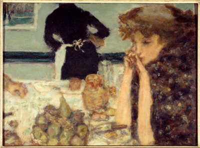 The Breakfast of Misia Portræt af Misia Sert, pianist og uhyggelig for mange kunstnere af Pierre Bonnard