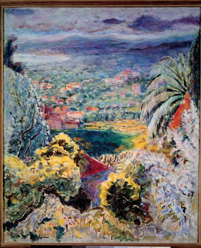 Cannet eller Cannes-bugten 1935 af Pierre Bonnard