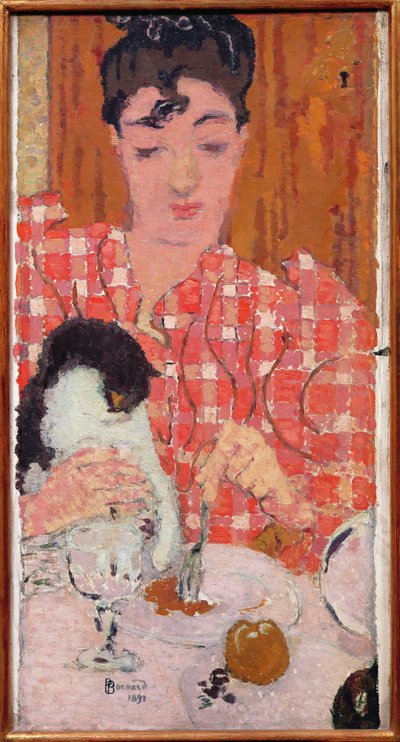 Den ternede bluse, 1892 af Pierre Bonnard