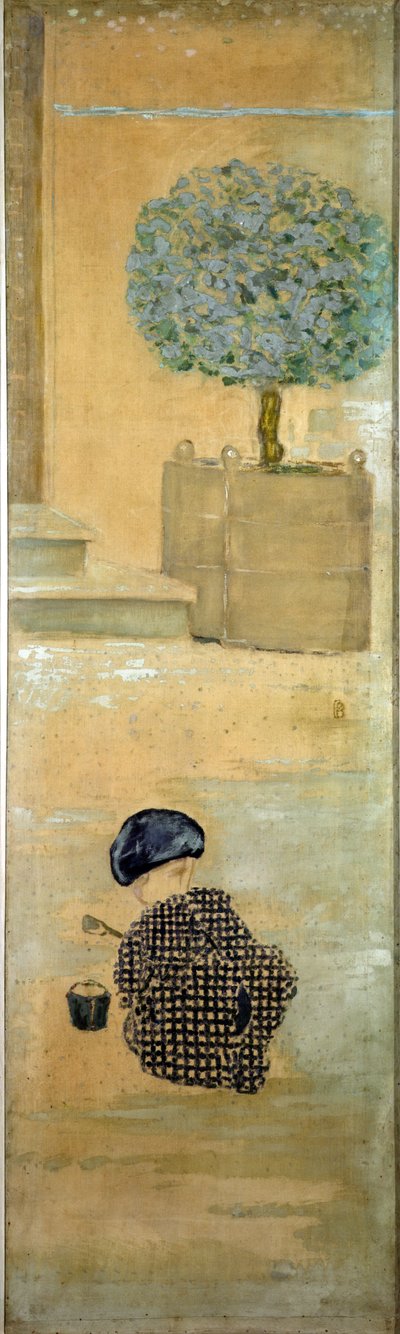 Barnet med et sandslot eller Barnet med en spand, 1894 af Pierre Bonnard