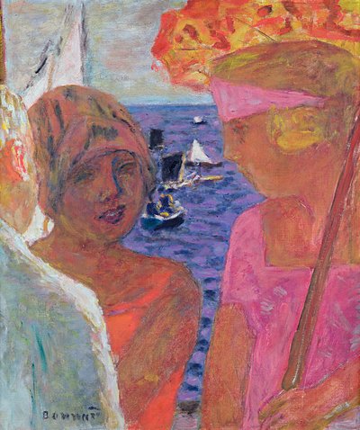 Samtalen ved Arcachon, 1926 af Pierre Bonnard