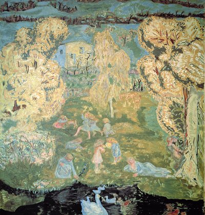 De første forårsdage på landet, 1912 af Pierre Bonnard