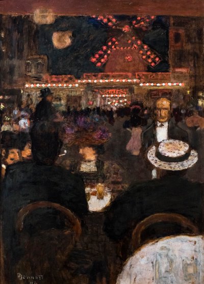 Moulin Rouge eller Place Blanche (Café Terrasse) af Pierre Bonnard