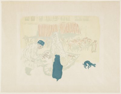 Grøntsagssælgeren, ca. 1897 (udgivet 1899) af Pierre Bonnard