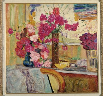 Tre buketter af Pierre Bonnard