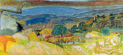 Udsigt over Le Cannet, 1928 af Pierre Bonnard