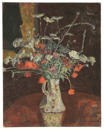 Vilde blomster, skærmplanter og valmuer, ca. 1912 (olie på lærred) af Pierre Bonnard
