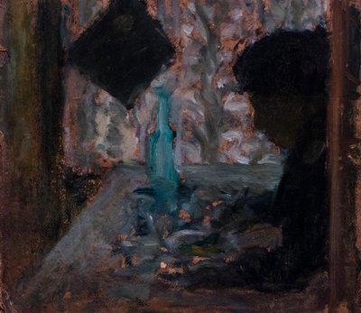 Kvinde i et interiør, ca. 1895 (olie på karton) af Pierre Bonnard