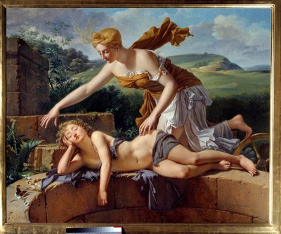 Child and Fortune. Painting by Pierre Bouillondani af Pierre Bouillon