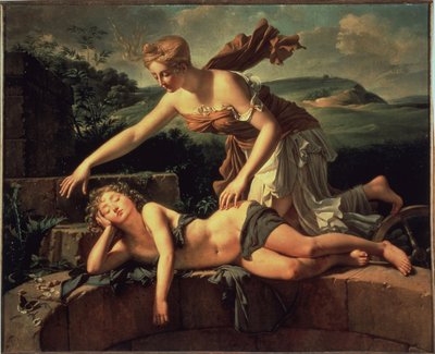 Barnet og Formuen. Maleri af Pierre Bouillon (1776 - 1831) af Pierre Bouillon