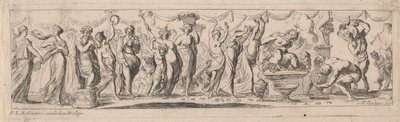 Offer af en Satyr af Pierre Brebiette
