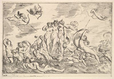 Triumf af Galatea, 1610-42. af Pierre Brebiette