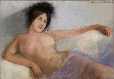 Liggende model af Pierre Carrier-Belleuse