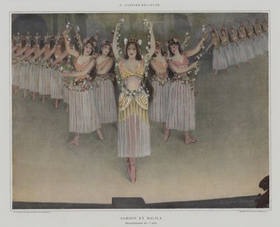Samson og Delila af Pierre Carrier-Belleuse