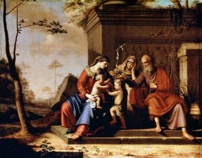 Den hellige familie, 1655 af Pierre Cauchy