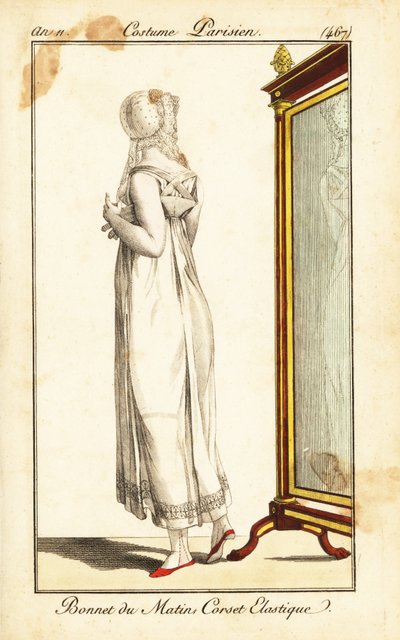 Merveilleuse foran et spejl, Paris af Pierre Charles Baquoy