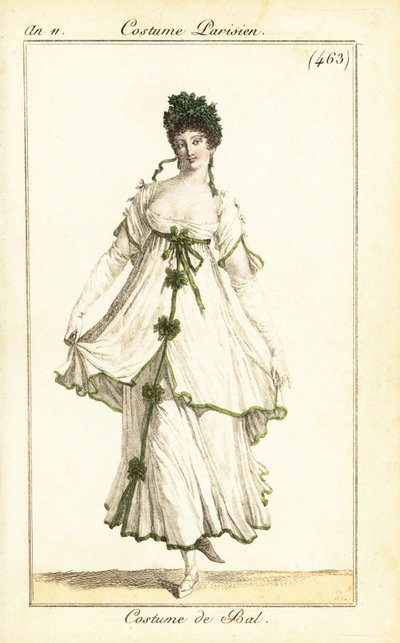Kvinde danser ved et bal, Paris af Pierre Charles Baquoy