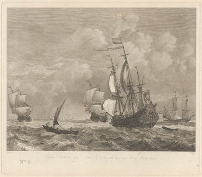 Havundersøgelse nr. 3 af Pierre Charles Canot