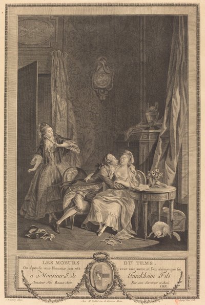 Tidens manerer af Pierre Charles Ingouf after Sigmund Freudenberger