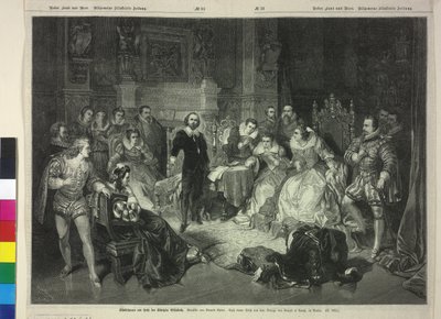 Shakespeare læser op ved dronning Elisabeth I