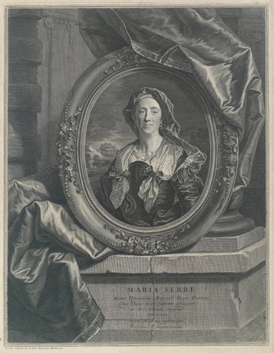 Madame Marie Rigaud (Maria Serre) af Pierre Drevet