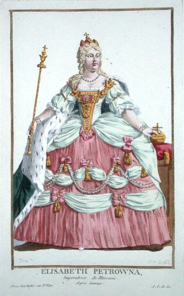 Elizabeth Petrovna (1709-62) Kejserinde af Rusland (1741-62) fra 