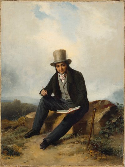 Portræt af André Jolivard 1787-1851. af Pierre Duval Le Camus