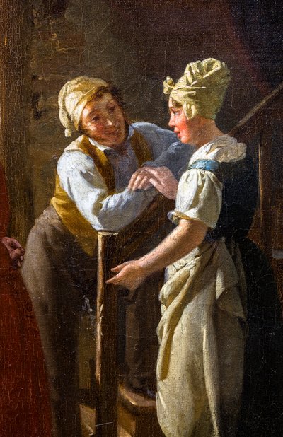 The Cancans hos dørkvinden af Pierre Duval Le Camus