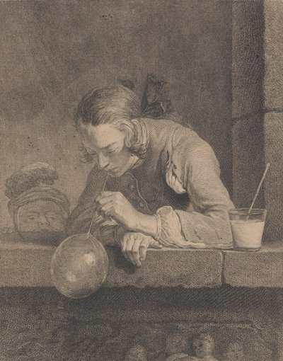 Sæbebobler, 1739. af Pierre Filloeul