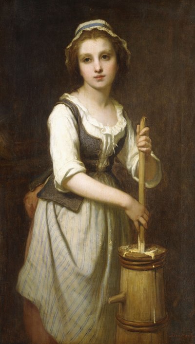 Kærning af smørret af Pierre Francois Bouchard